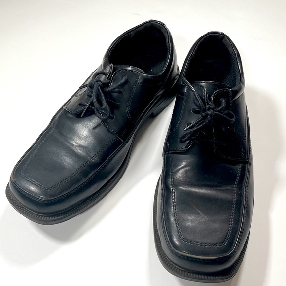 Hunter’s Bay Men’s Black Dress Shoes - Size 8 1/2” W - Picture 1 of 11